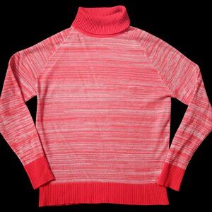True Vintage Turtleneck Top Medium 1970's Women's Burnt Orange Knit Buttery Boho